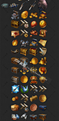 欧美魔兽海洋金属朋克航战争手游游戏UI界面勋章图标建筑升级素材-淘宝网