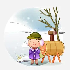 卡通冬天男人卖烤红薯插画高清素材 冬天 卖烤红薯 卡通 插画 枯树枝 烤红薯 男人 红薯 红薯卡通 雪花 免抠png 设计图片 免费下载