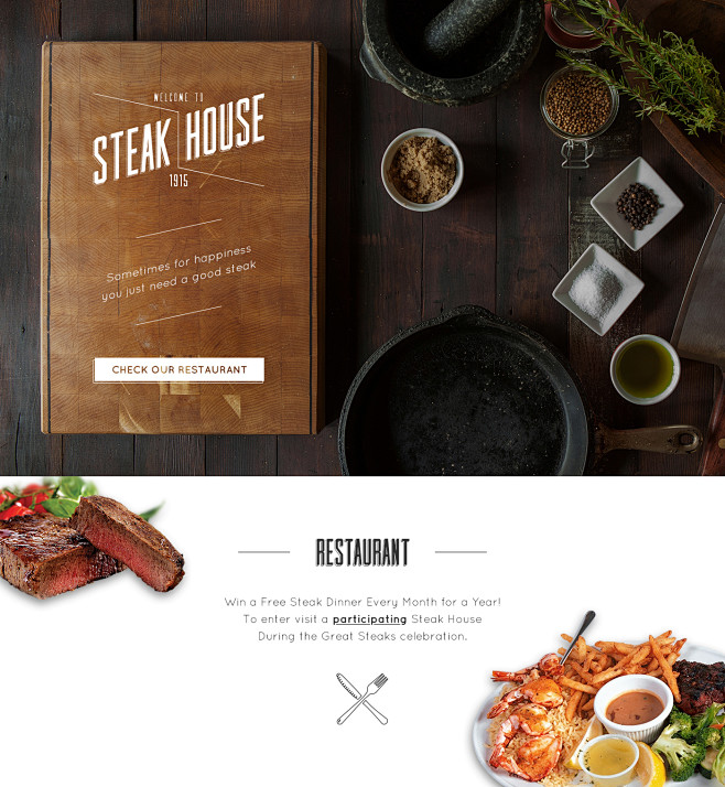 Steak House : Landin...