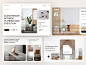 Landing Page Design Exploration - Furniture Website