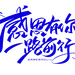 感恩有你一路前行