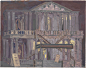 第 14 街剧院，帕金斯·哈恩利（美国，内布拉斯加州奥加拉拉，1901-1986 年，加利福尼亚州洛杉矶），纸本不透明水彩