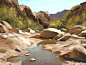 Study 04 - River Stream, Florent Vilbert : Studying Matt Smith Oil Painting Style