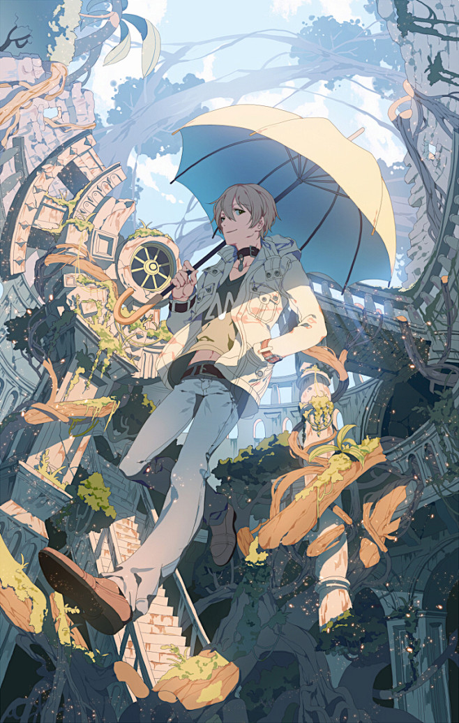 旅/ファジョボレのイラスト