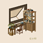 古代医馆小屋家具拆分 - 小红书