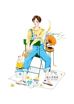 花火10B封面 | 杨小洋 - 原创作品 - 涂鸦王国插画