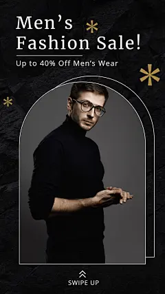 Arch Element Men's Fashion Sale Promotion Ecommerce Story