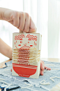 Pull It Hand Pulled Noodles - ASPaC Awards 2019 : Pull it packaging is inspired by the way how noodle master stretches the dough into multiple strands of noodles. Tapping also on the form of an accordion musical instrument, the compressing and expanding m