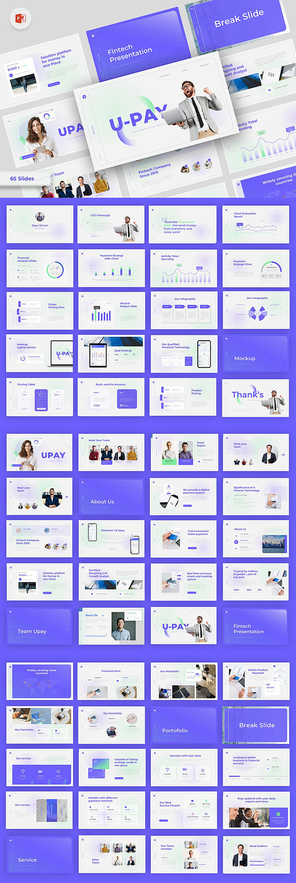 金融科技行业PPT模版 (PPTX,PP...