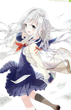 林阿戈采集到二次元少女,情侣