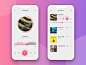 #ui设计# 简洁清新的播放器app界面ui设计分享-UI设计网uisheji.com -