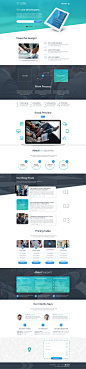 Air Dev. - One Page PSD Template