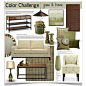 "Color Challenge: Green and Brown" by jpetersen on Polyvore