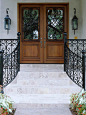 Wrought-Iron Entrance