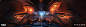 Halo 5: Guardians Ending Environment, Alex Senechal : I designed the Forerunner Structures for this space from massout to Final. Everything is using tiling textures. The outside of the area in the Cinematic I made using parts kit-bashed from Chin Fong and