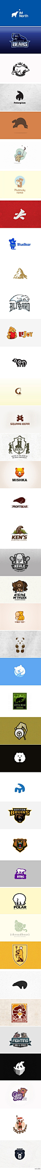 熊出没，请注意，分享40个跟熊有关的Logo创意。