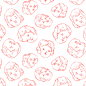 Cute and Ugly Girls fabric by imaginaryanimal on Spoonflower - custom fabric