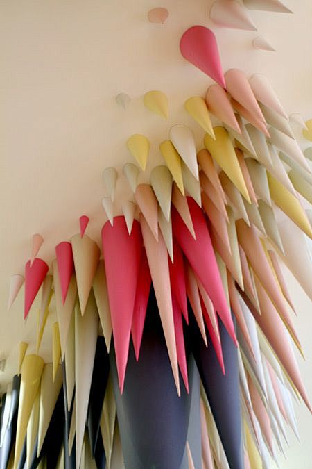 paper stalactites......