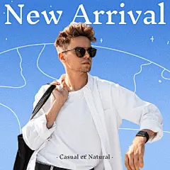 Fashionable Men's Wear New Arrival Ecommerce Product Image