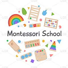 矢量圆形儿童旗帜木制环保逻辑玩具和学龄前儿童忙碌板。蒙特梭利学校或幼儿园。循环早期发展替代教育。