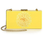 Alice + Olivia Floral Acrylic Box Clutch