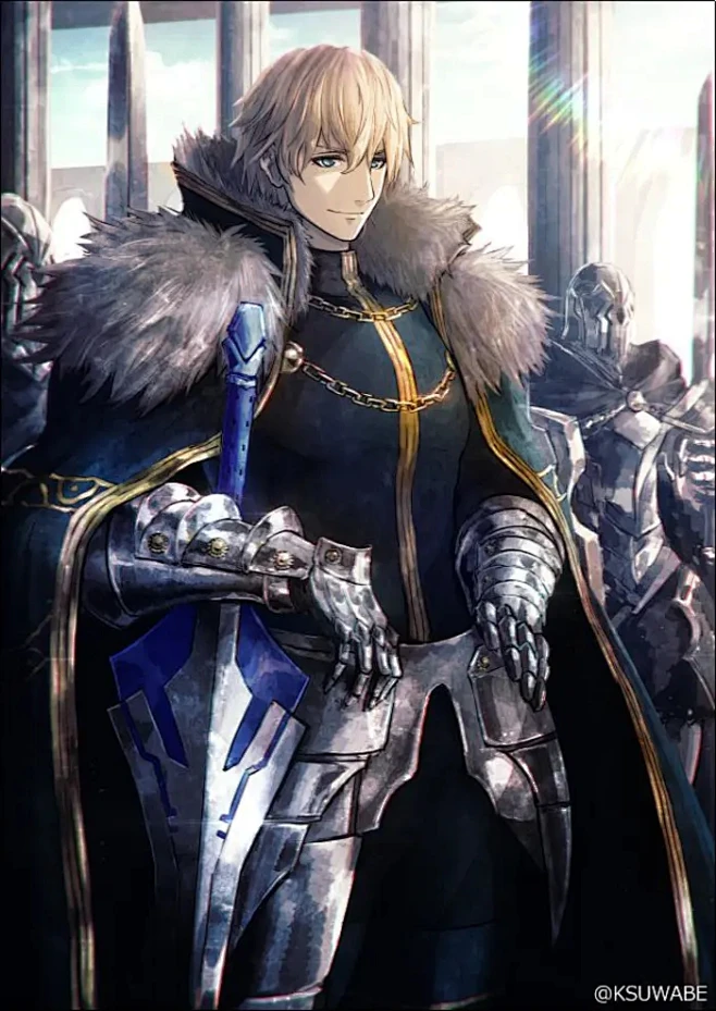 fate fgo 高文 圆桌骑士-花瓣网