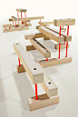 Ligita Brege's MEET ME! is a modular public seating system with different levels and functions that can be customized for the space it occupies.