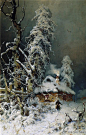 俄罗斯画家Julius Yulevich van Klever|冬天在歌唱 ...