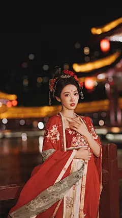 宣璐唐风红妆古风壁纸组图：大唐芙蓉园的姐姐，春风得意马蹄疾,一日看尽长安花。 ​​​​