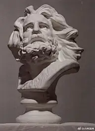 【场景】雕塑-大理石像-石膏像