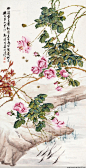 郑集宾国画花鸟作品