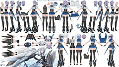 EternalShana″采集到轻科幻三视图