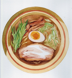 用户999999999采集到美食插画