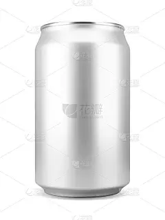 现实的铝制软饮料或啤酒都可以