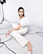 Photo shared by Lancôme Official on June 23, 2024 tagging @hoooooyeony. May be an image of 1 person, hair, makeup, slingback shoes and high-heeled shoes.