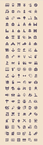 Free Download : Tourism & Travel Icon Set (100 Icons, PNG, SVG): 