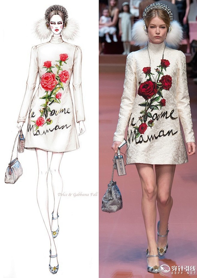 【插画师丁香笔下的Dolce&Gabba...