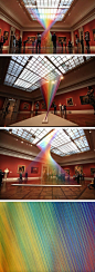An Ethereal Rainbow of Thread Fills a Gallery at the Toledo Museum of Art: 