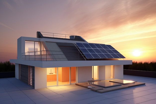 Photo modern house w...