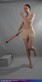 Stick/Wand #040（姿势参考）