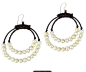 Shop Handmade Stunning White Freshwater Pearl Double Hoop Earrings (Thailand) - On Sale - Free Shipping On Orders Over $45 - Overstock.com - 6825569