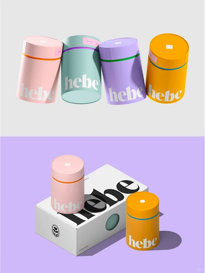 多巴胺色系的护肤品包装，氛围感绝了❗ -...