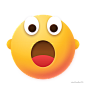 啊这Surprise - @到位啦UI素材 64款拟物搞笑emoji风格表情包e