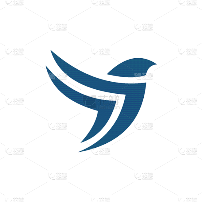 bird abstract logo t...