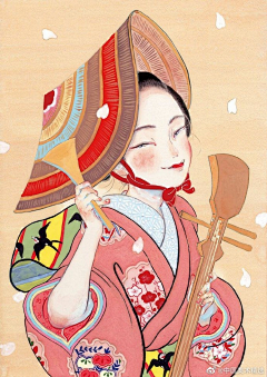 插画日本画师卷田遥-花瓣网|陪你做生活的设计师| Makita Haruka ​​​​