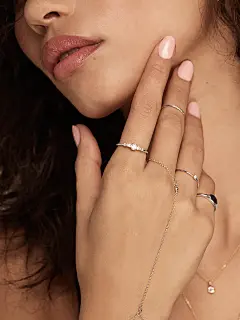 1mm Textured Stacker - Sterling Silver : The most chic stacker there is!
The ring is a 1mm thick rose gold filled ring with added texture. It's great for everyday wear and is fairly tarnish resistant if taken care of well.
 