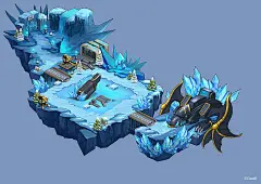 CGwall游戏原画网站_冰雪图