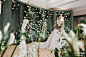 莫兰迪绿手工纸艺灯装饰婚礼-国外婚礼-DODOWED婚礼策划网