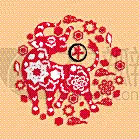 春节,幸福,亚洲,2021,仅一朵花,背景,手艺,牛年,时尚,传统