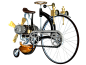 Steampunk Bike 03 PNG Stock by Roy3D